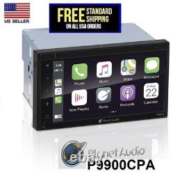 Planet Audio P9900CPA Car WIRELESS Apple CarPlay Android 2-Din 6.75'' Bluetooth