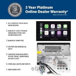 Planet Audio P9900CPA Car WIRELESS Apple CarPlay Android 2-Din 6.75'' Bluetooth