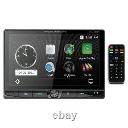 Power Acoustik 10.6 Floating Double Din DVD with Apple Car Play & Android Auto
