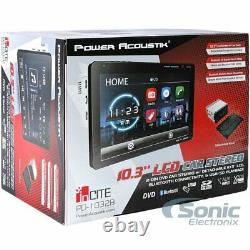 Power Acoustik PD-1032B Double DIN Bluetooth 10 Car Receiver with Backup Camera