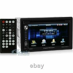 Power Acoustik PD-651B Double DIN 6.5 Car Stereo Receiver with Free Backup Camera
