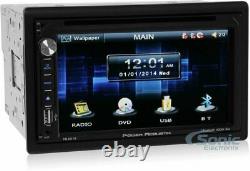 Power Acoustik PD-651B Double DIN 6.5 Car Stereo Receiver with Free Backup Camera