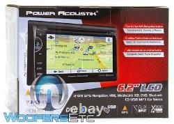 Power Acoustik Pdn-621hb 6.2 CD DVD Gps Bluetooth Usb Aux Navigation 300w Radio