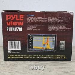 Pyle Double DIN 7 LCD Touchscreen GPS Car Stereo with Bluetooth NEW