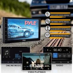 Pyle Double DIN Car Stereo Receiver 7 in Car Audio Receiver Multimedia Player