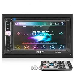 Pyle PLDN83BT Double Din DVD Car Stereo Player Bluetooth in-Dash Car Stereo