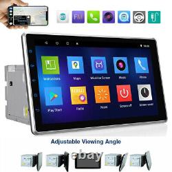 Rotatable 10.1'' Android 12 Touch Screen Car Stereo Radio GPS Wifi Double 2DIN