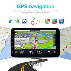 Rotatable Touch 10.1'' Android 13 Car Stereo FM Radio Double DIN GPS NAVI Camera