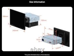 S8MS Single-DIN & Double-DIN Android Car Stereo 10 Inch Floating Display Desig