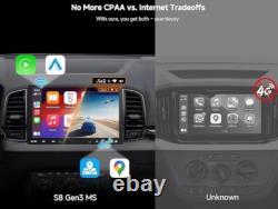 S8MS Single-DIN & Double-DIN Android Car Stereo 10 Inch Floating Display Desig
