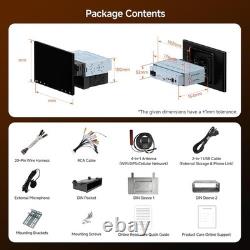 S8 Ultra 10.1 Single & Double Din Android Car Stereo with Floating QLED