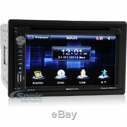 SOUNDSTREAM Double 2 DIN Bluetooth DVD/CD Car Stereo with TouchScreen VR-651B