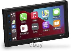 SSL DD988ACP Car Audio Stereo System Apple CarPlay Android Auto Double-Din 6.75