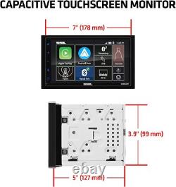 SSL DD988ACP Car Audio Stereo System Apple CarPlay Android Auto Double-Din 6.75