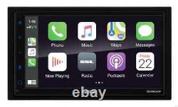 SSL Double-DIN Car 6.75 Touchscreen Monitor Apple CarPlay Android Auto Stereo