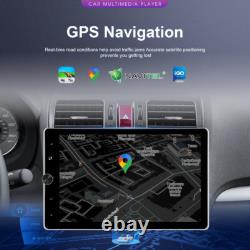 Single 1 DIN Rotatable 10.1'' Android 15 Apple Carplay Car Stereo GPS Radio 64GB