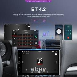 Single 1 DIN Rotatable 10.1'' Android 15 Apple Carplay Car Stereo GPS Radio 64GB