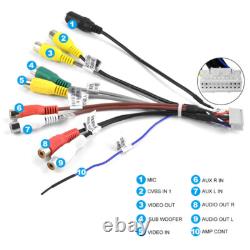 Single 1 DIN Rotatable 10.1'' Android 15 Apple Carplay Car Stereo GPS Radio 64GB