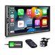 Sjoybring Double Din Car Stereo With Voice Control Carplay, Bluetooth, Mirror