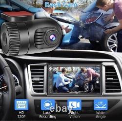 Sjoybring JOY-A019 Double Din Car Stereo with Dash Camera and Back up Camera