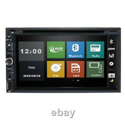 Sony CD Lens Double 2Din InDash 7 Car Stereo Radio DVD Player AUX Bluetooth USB