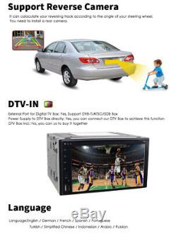 Sony Lens Double 2Din 6.2Car Stereo Radio DVD CD Player Bluetooth TV MP3 Mic SD