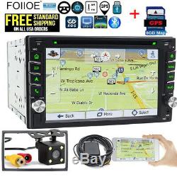 Sony Lens GPS Double Din Car Stereo Radio DVD mp3 Player Bluetooth with Map+CCD