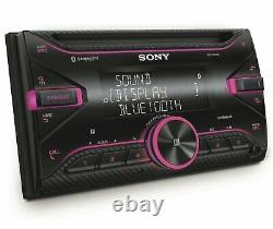 Sony WX-920BT, Double DIN CD/MP3 Bluetooth Car Stereo with Variable Color Display