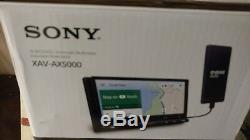Sony XAV-AX5000, 7 Double Din Car Media Receiver Apple CarPlay / Android Auto