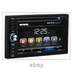 SoundStorm DD764BR Double DIN Bluetooth In-Dash DVD/CD/AM/FM Car Stereo Receiver