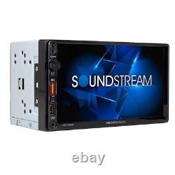 Soundstream Double DIN 7? Touch Screen Unit & 4 Pioneer 300W 6.5 Car Speakers