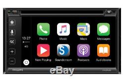 Soundstream VRCP65 Double DIN Bluetooth DVD/CD/ Apple CarPlay Car Stereo