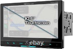 Soundstream VRCPAA-106M 10.6 Double Din Car Stereo Apple CarPlay + Android Auto