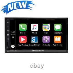 Soundstream VRCPAA-70M 2 Double Din Android Auto CarPlay Bluetooth Car Player