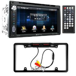 Soundstream VR-651B Double DIN DVD/Bluetooth/CD Car Stereo & Night Vision Camera