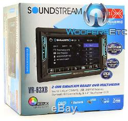 Soundstream Vr-63xb 6.2 Tv CD DVD Usb Aux Bluetooth Sirius XM Ready Car Stereo