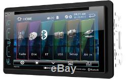 Soundstream Vr-65b Double Din Car 6.2 Monitor CD DVD Usb Player Bluetooth Stereo