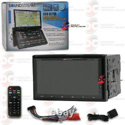 Soundstream Vrn-dd7hb 2din 7 Dual Display Gps DVD Bluetooth Receiver Car Stereo