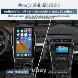 Touch Screen Rotatable 10.1'' Android 13 Car Stereo Radio Double 2DIN GPS Wifi