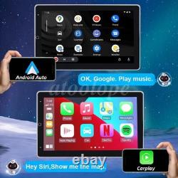 Touch Screen Rotatable 10.1'' Android 13 Car Stereo Radio Double 2DIN GPS Wifi