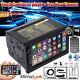 Touchscreen Car Stereo Radio Double 2 Din Gps Wifi Usb Player With 8 Led Camera
