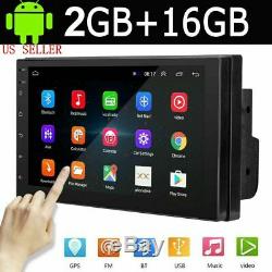 US 7'' Double 2 DIN Android 9.1 Car Stereo FM Radio GPS Navigation Head Unit