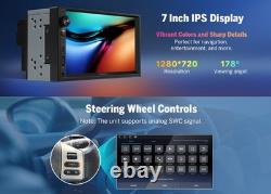 Universal 7 Car Stereo Double DIN Android 14 GPS Navi Navigation CarPlay Radio