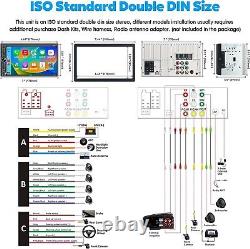 Upgrade Wireless Double Din Car Stereo with Carplay, Android Auto, Bluetooth