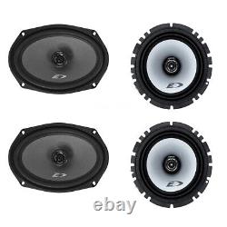 VR651B Double DIN 6.2 Bluetooth Car Stereo+ Alpine SXE series coaxial speakers