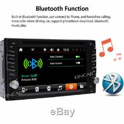 Windows 7 Double 2Din Car Stereo Radio CD DVD Player GPS Navigation Bluetooth