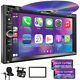 Wire Apple Carplay & Android Auto Car Radio Double Din Car Stereo Mirror Link