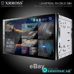 XRROSS Android 8.0 Car audio player auto radio GPS Wifi BT Double Din 4GB+16GB