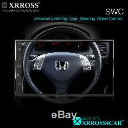 XRROSS Android 8.0 Car audio player auto radio GPS Wifi BT Double Din 4GB+16GB