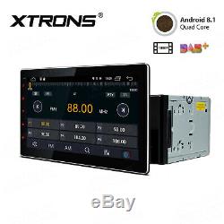 XTRONS 10.1 Double 2Din Car Stereo GPS Nav Android 8.1 Quad Core OBD2 DAB+ +DVR